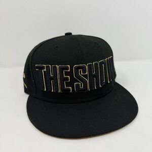 New Era 9FIFTY MLB The Show Aaron Judge All Rise Snapback Hat Black Gold 99